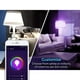Merkury Innovations Ampoules a del Wi-Fi Intelligentes Couleur + Blanche - Emballage de 2 Ampoules Intelligentes -2 PK – image 3 sur 7