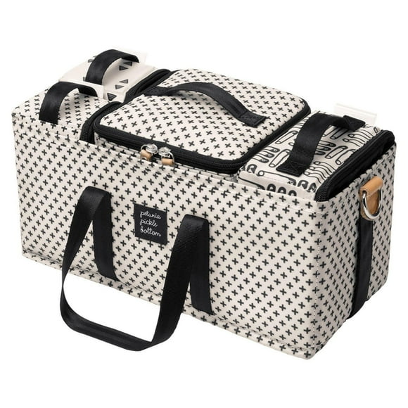 Petunia Pickle Bottom - Kit de luxe Inter-Mix System - Organisateur de chambre d'enfant - 3 en 1 - Organisateur universel de poussette - Organisateur de sac à couches, bébé, nourrisson, enfant en bas âge, unisexe, Lavable en machine