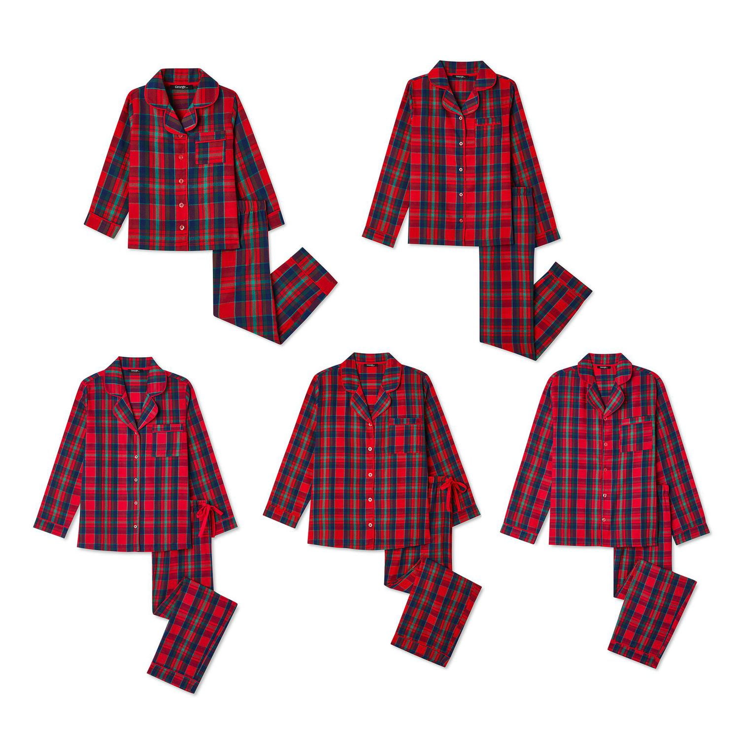 Walmart discount plaid pajamas