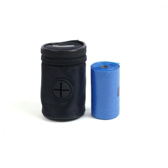 One Paw, Canvas Dog Poop Bag Dispenser with Carabiner, The One Paw Canvas Poop Bag Dispenser
