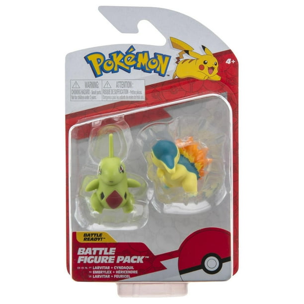 Pokémon Battle Figure 2-Pack - Cyndaquil & Larvitar - Walmart.ca