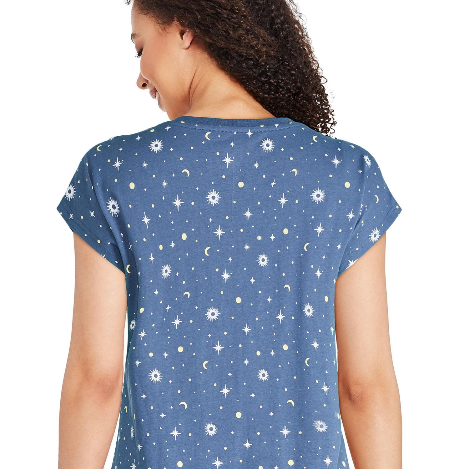 Chemise de nuit à encolure en V George pour femmes