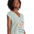 thumbnail image 2 of George Women's V-Neckline Nightshirt, 2 of 6
