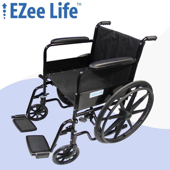 Fauteuil roulant économique Ezee Life - Largeur de siège de 18 po