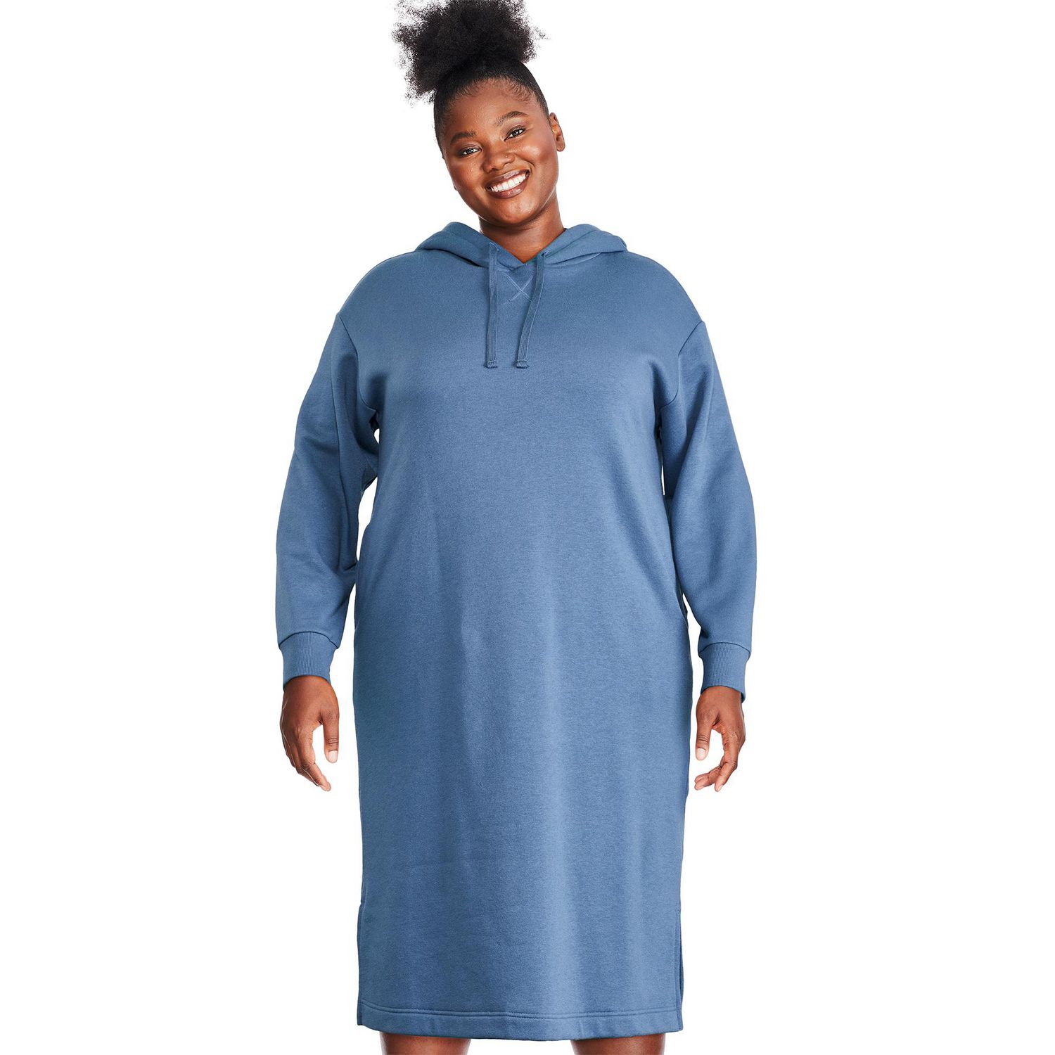 Robe mi-longue à capuchon George Plus pour femmes