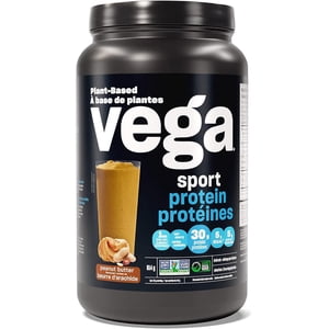Vega Sport Protein - Plant Based Vegan Protein Powder - Peanut Butter - 814g