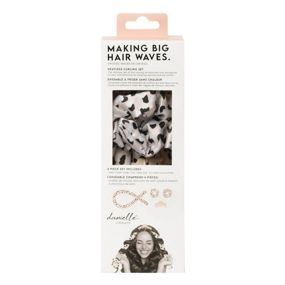 Danielle Creations Heatless Hair Curlers, Nude, 3 x 3.25 x 10 inches