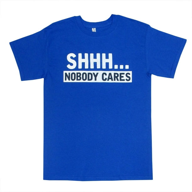 T-shirt à manches courtes de Shhh… Nobody Cares  pour hommes
