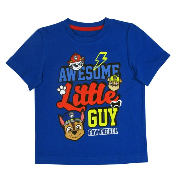 T-shirt à manches courtes Awesome Little Guy de La Pat' Patrouille pour bambins garçons
