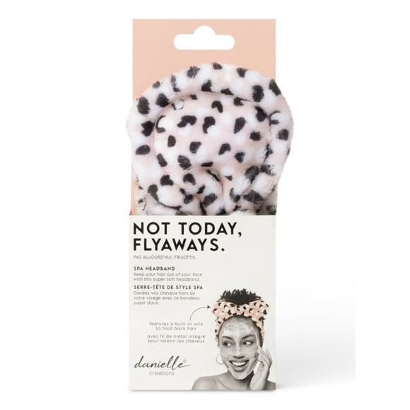 Danielle Creations Polka Dot Spa Headband, Nude, 1.6 x 3.35 x 8 inches