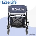 thumbnail image 1 of EZee Life "X" Framed Aluminum Folding Rollator Walker, 1 of 4