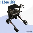 thumbnail image 2 of EZee Life "X" Framed Aluminum Folding Rollator Walker, 2 of 4