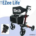 thumbnail image 1 of EZee Life "X" Framed Aluminum Folding Rollator Walker, 1 of 4