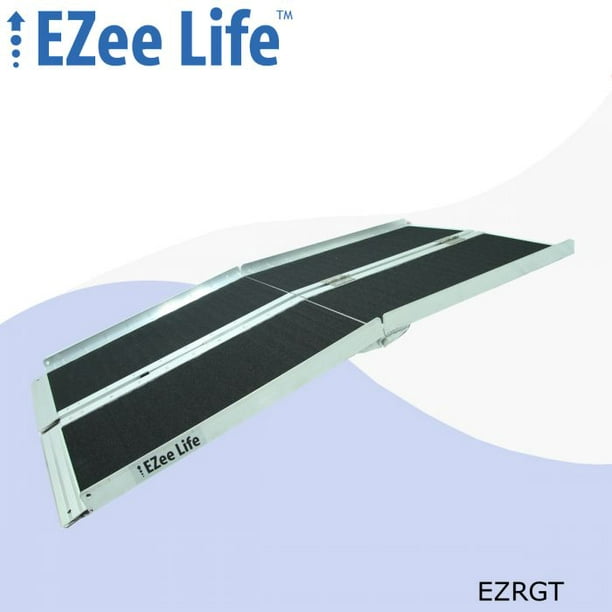 Rampe simple pliante de Ezee Life avec ruban antidérapant