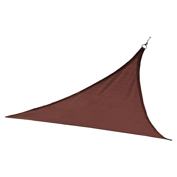 Bâche pare-soleil triangulaire épaisse ShadeLogic, 16 pi, terre cuite