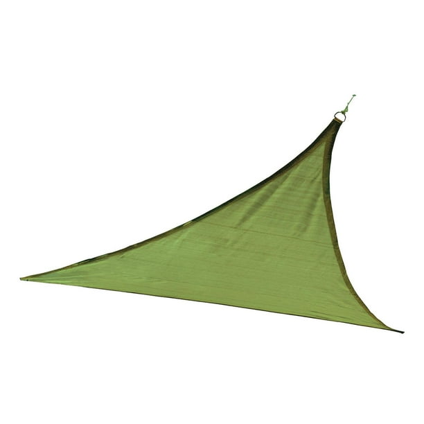 Bâche pare-soleil triangulaire épaisse ShadeLogic, 16 pi, vert lime