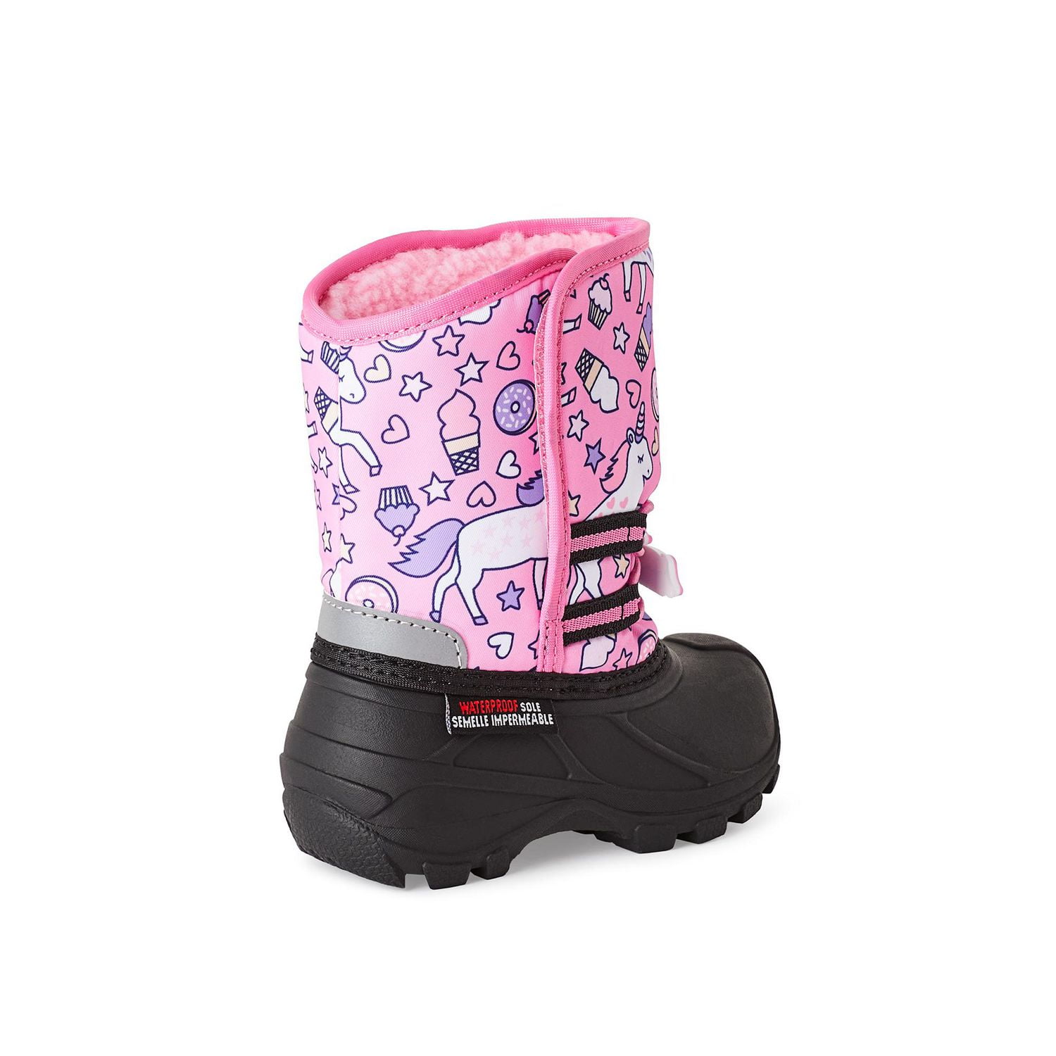 George Toddler Girls Ice Cream Winter Boots Sizes 4 10 Walmart