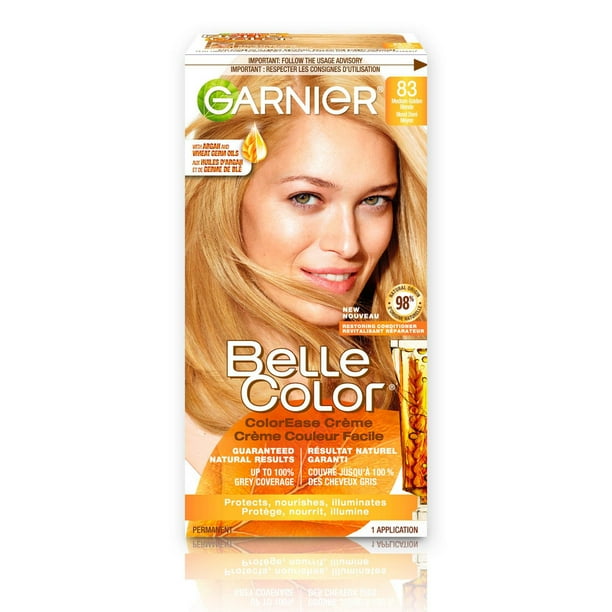 Garnier Belle Color Permanent Hair Dye, 560 Red Auburn, 100% Grey ...