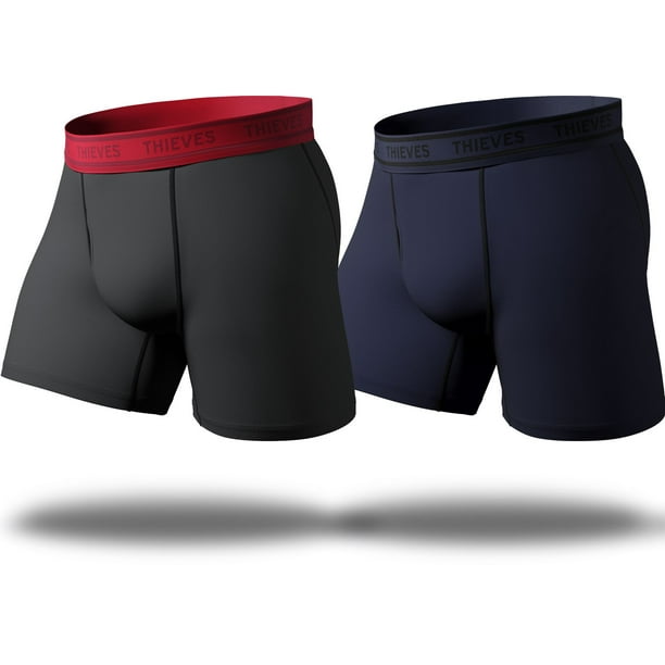 Pair Of Thieves Men's SuperFit 2 Pack Long Boxer Brief NEW with