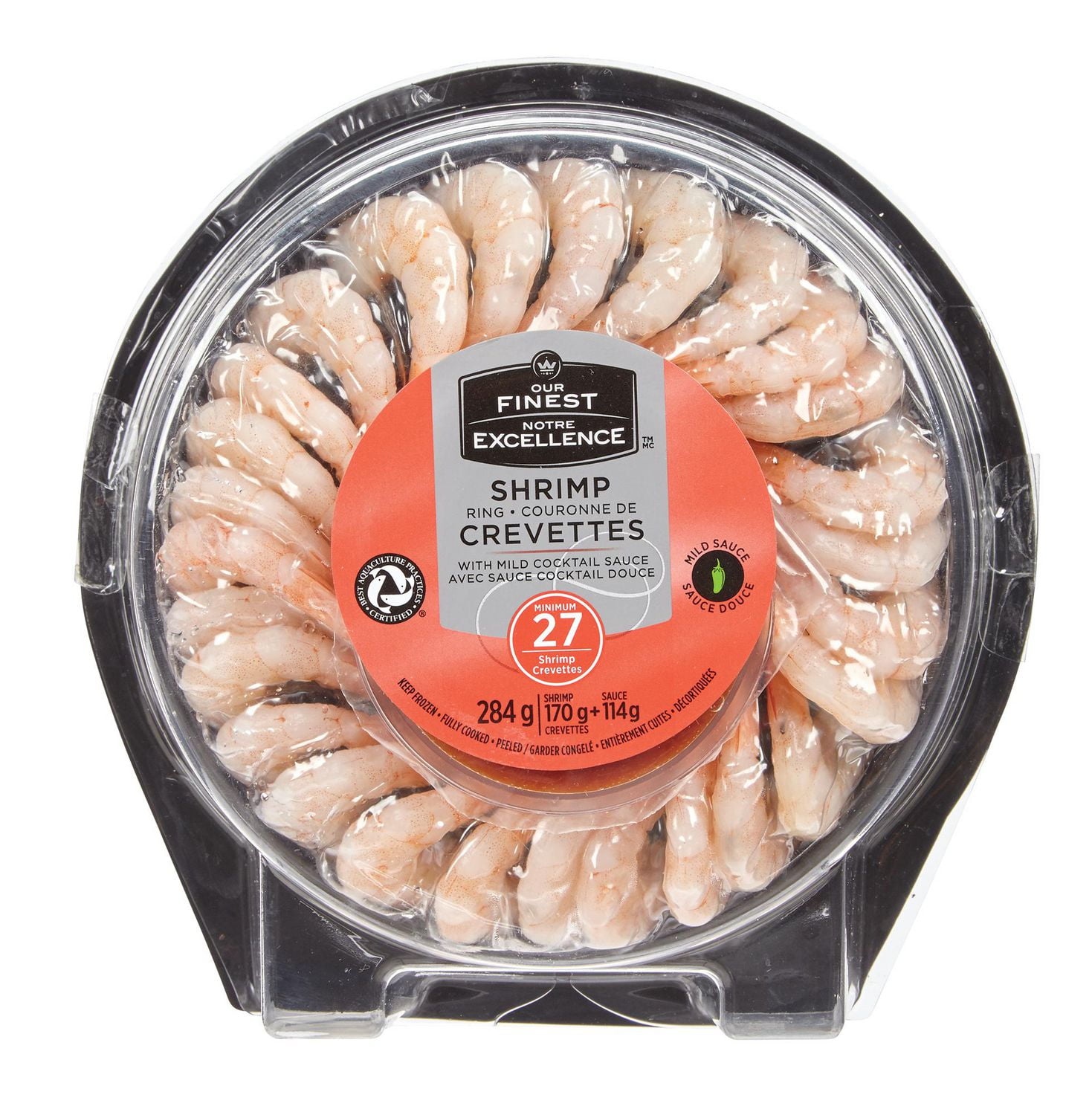 Our Finest Shrimp Ring with Mild Sauce Walmart Canada