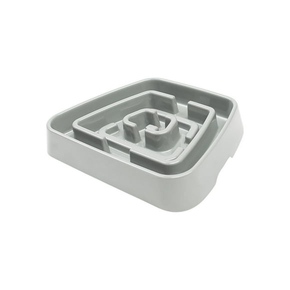 One Paw, Trapezoidal Labyrinth Slow Down Dog Bowl, Anti-Slip and Easy to Clean, Trapezoidal Labyrinth Slow Down Bowl