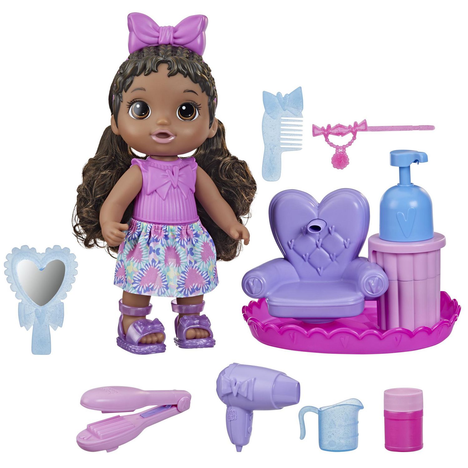 Baby Alive Sudsy Styling Doll 12 Inch Toy for Kids Ages 3 and Up