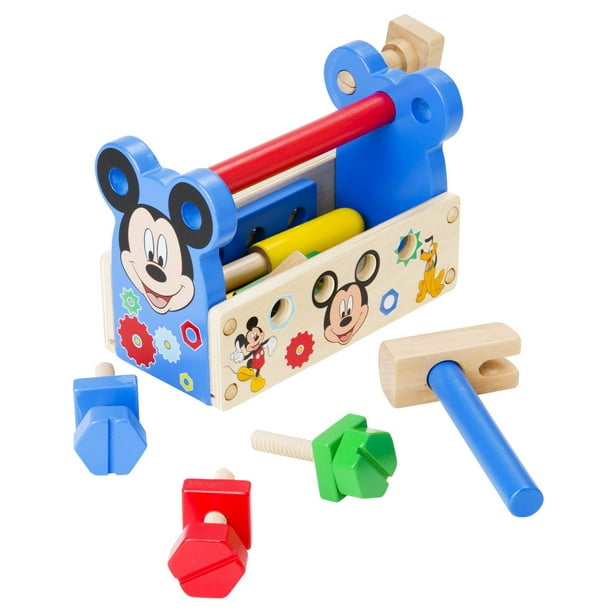 Melissa & Doug Disney Mickey Mouse Clubhouse Wooden Tool Kit (15 Pcs 