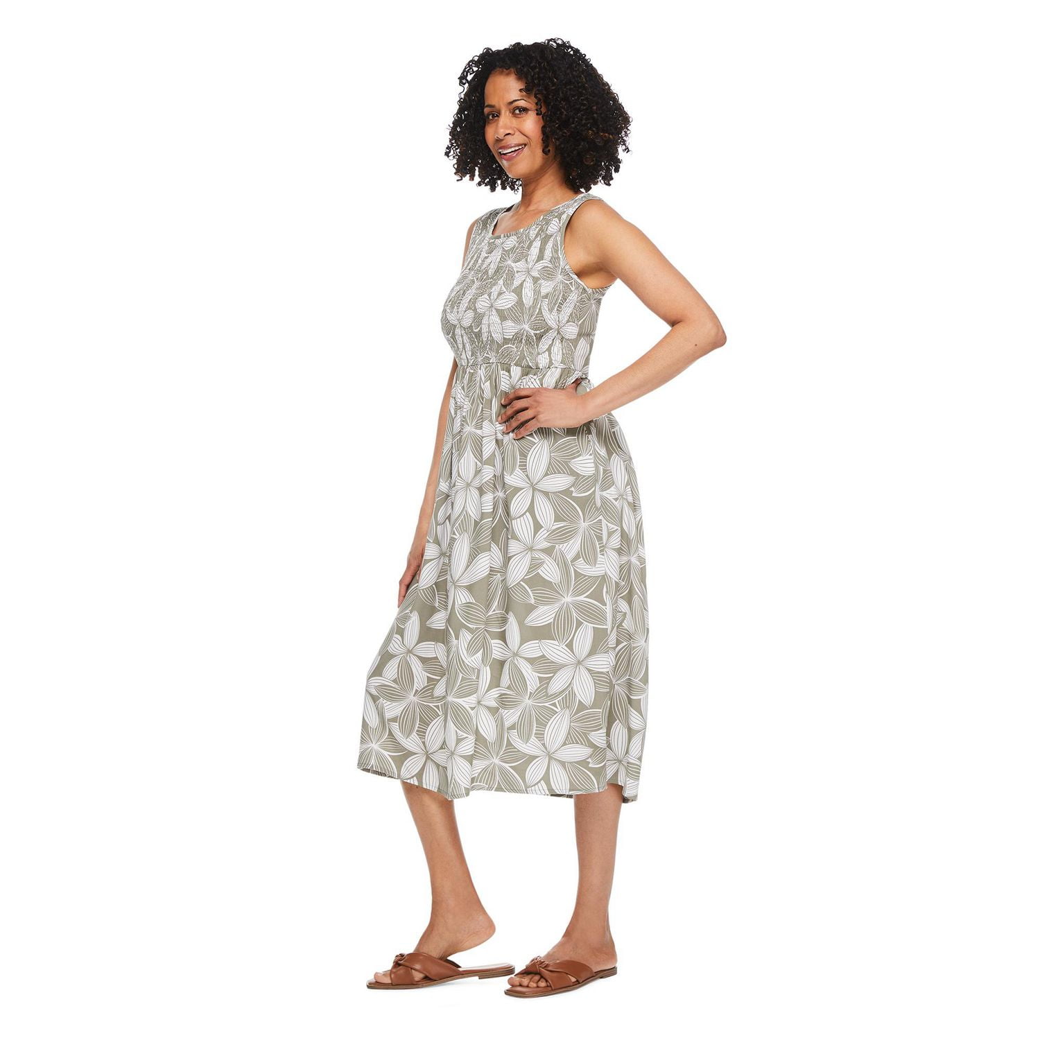 Iyla Women's Smocked Sleeveless Dress