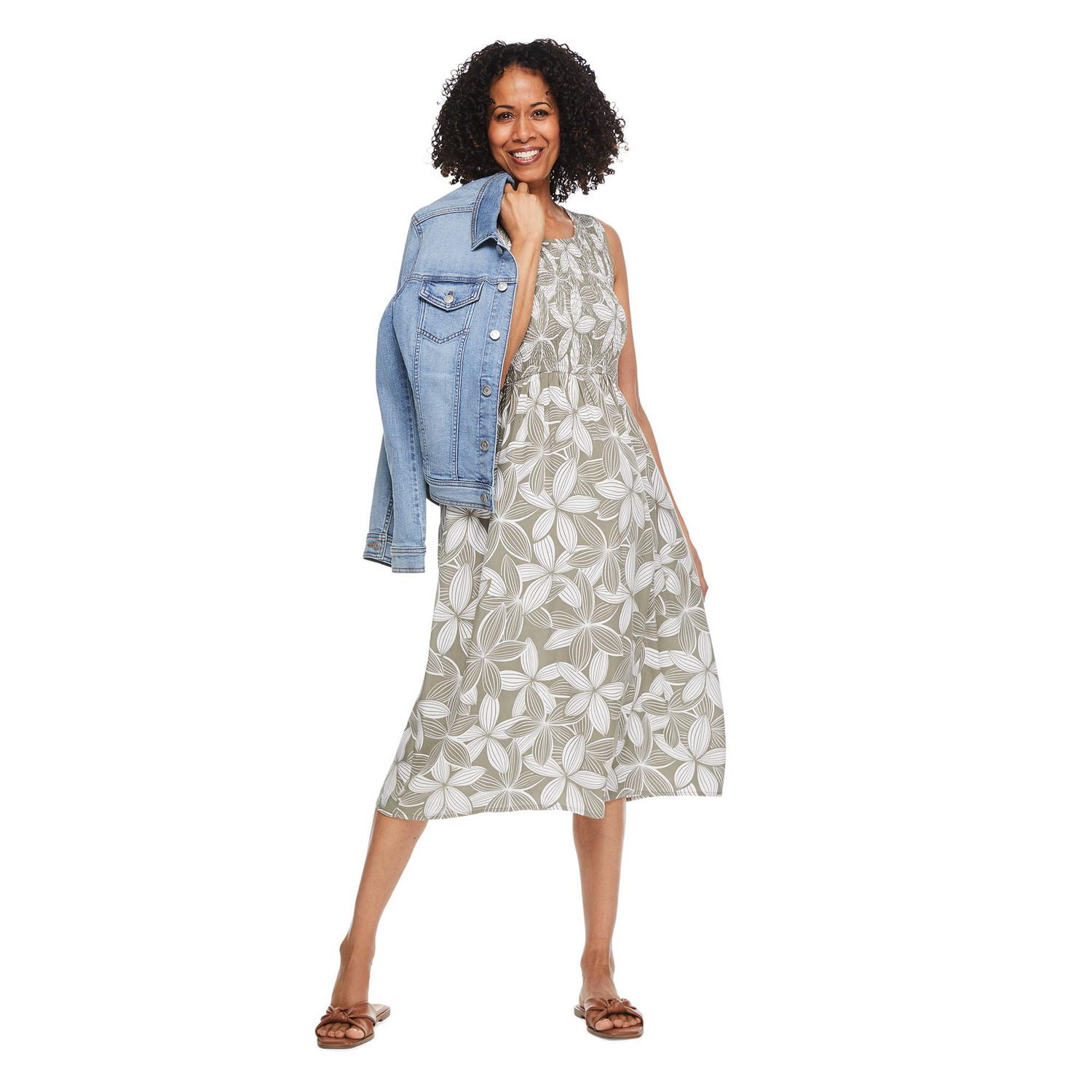 Iyla Women's Smocked Sleeveless Dress