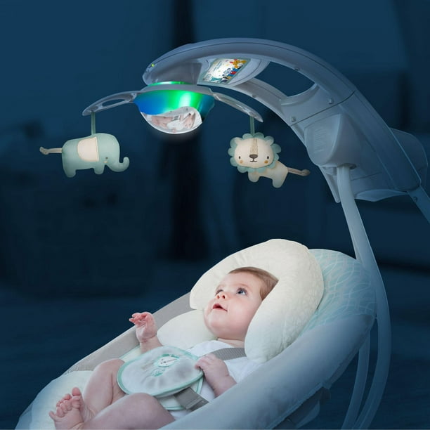 Berceau électrique pour bébé de 25 kg lit pliant résistant avec Bluetooth  balançoire automatique balançoire pour