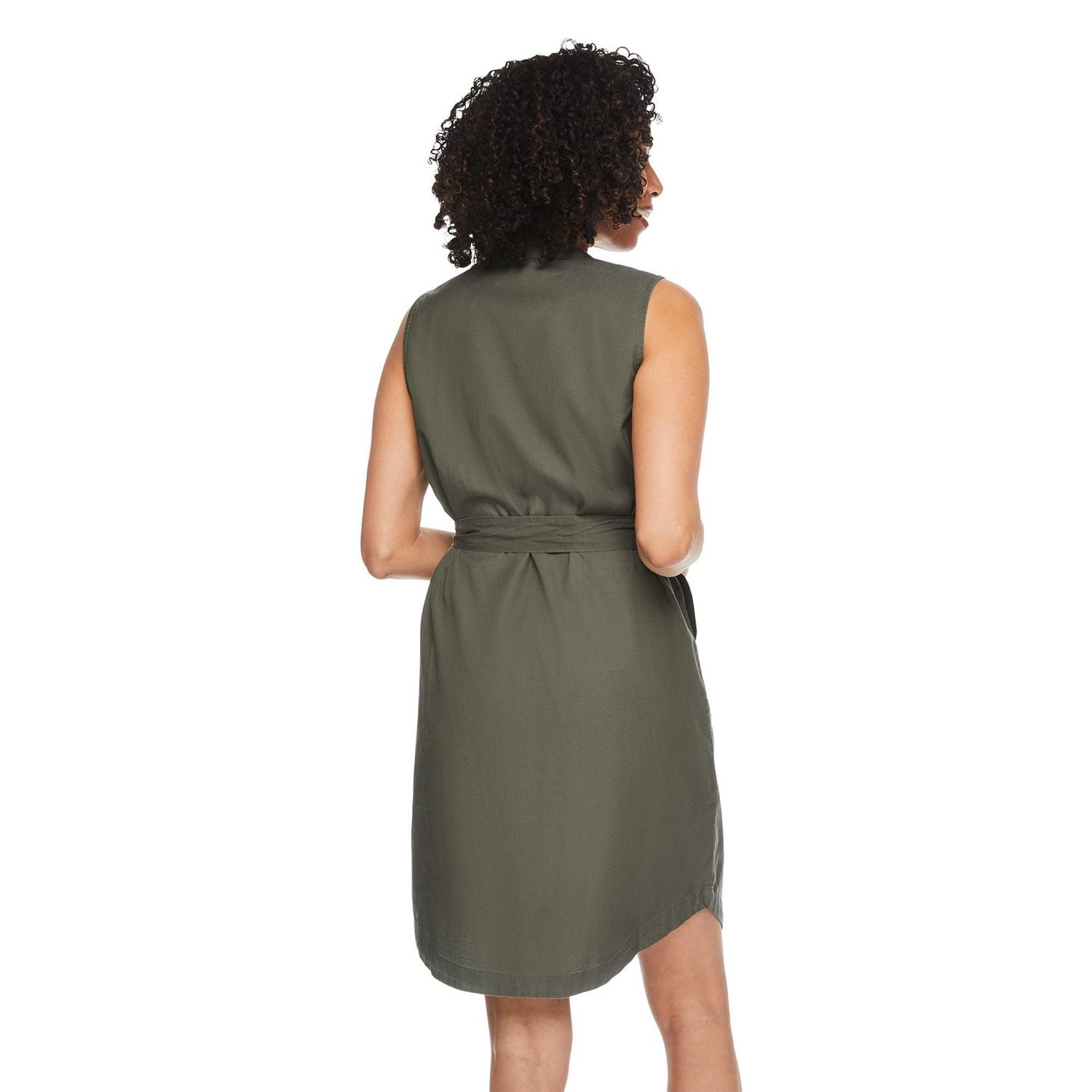 Iyla Women's Button Front Sleeveless Dress, Sizes S-XXL
