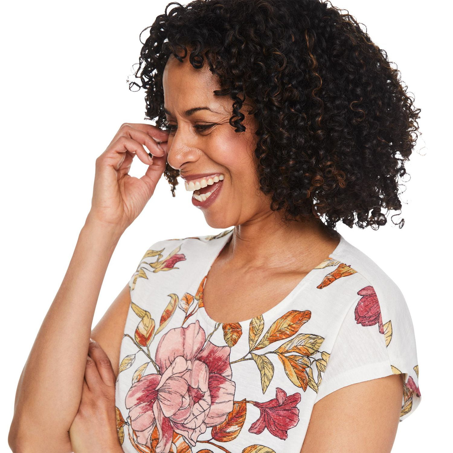 T-shirt en lin Iyla pour femmes