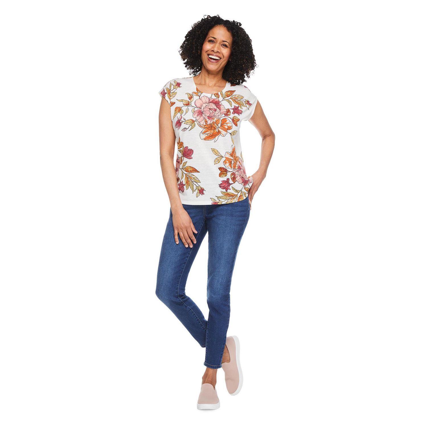T-shirt en lin Iyla pour femmes