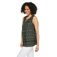 thumbnail image 2 of Iyla Women's Sleeveless Printed Knit Top, 2 of 6