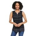 thumbnail image 1 of Iyla Women's Sleeveless Printed Knit Top, 1 of 6