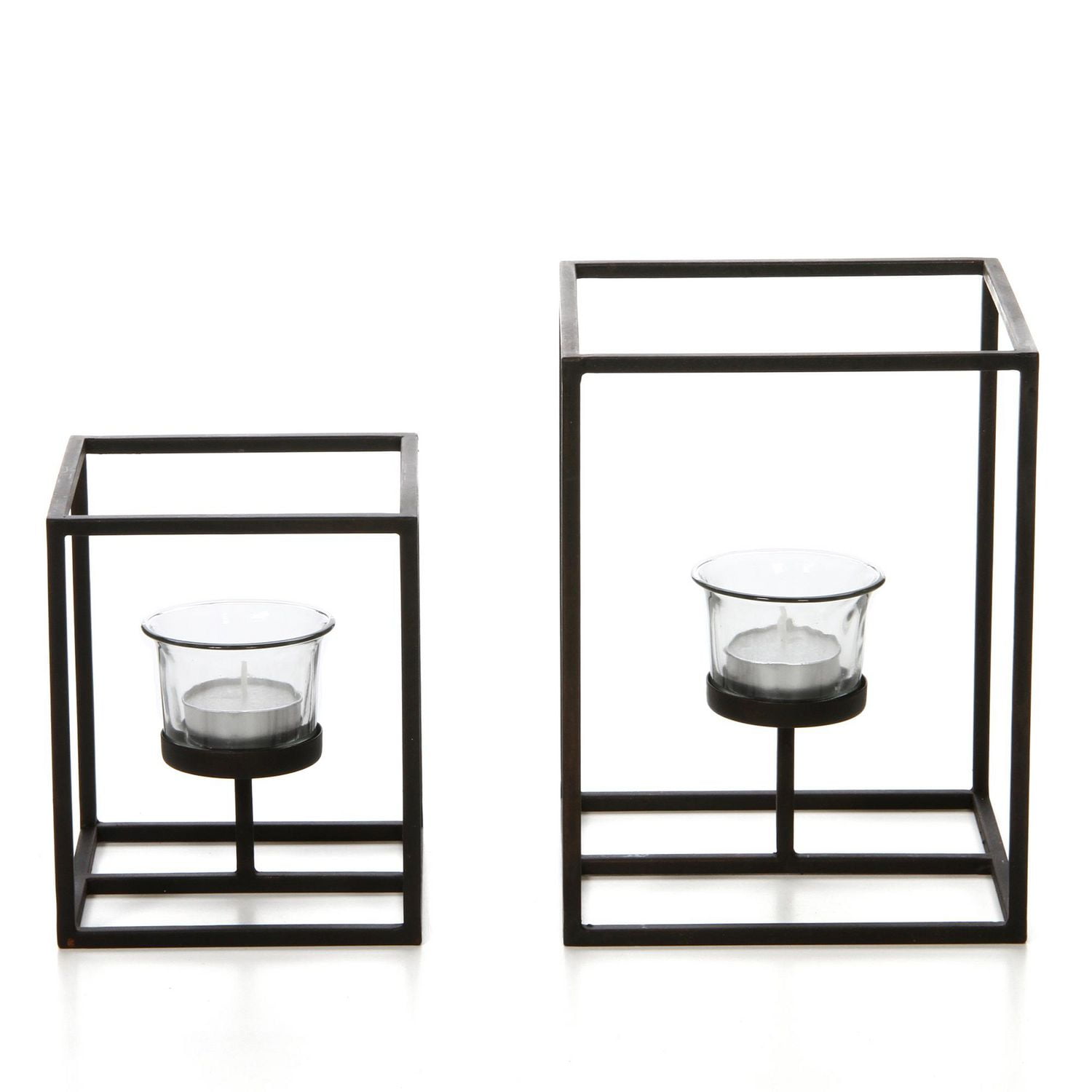 hometrends Black Cube Candle Holder Giftbox Walmart Canada