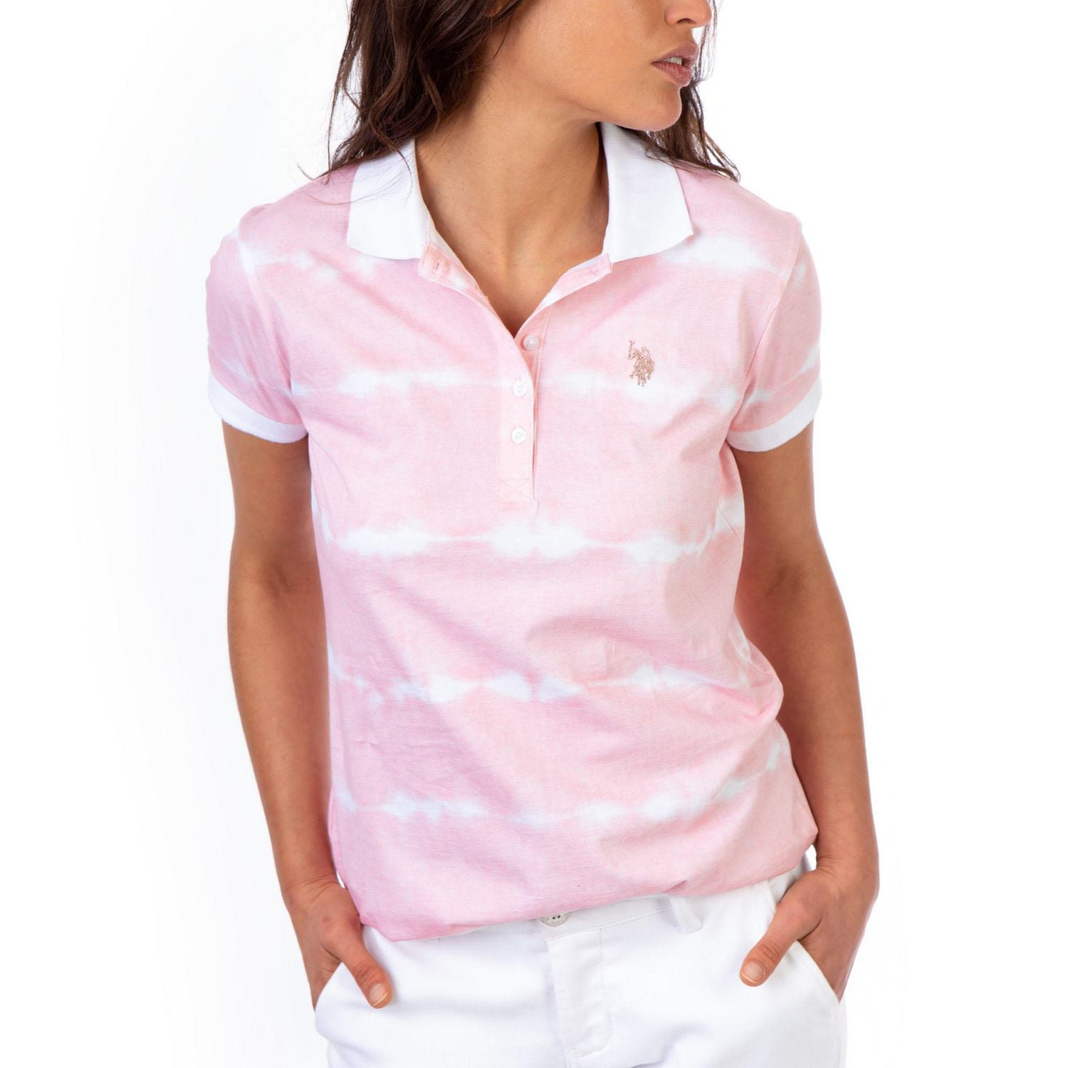 U.S. POLO ASSN Polo tie-dye pour femmes