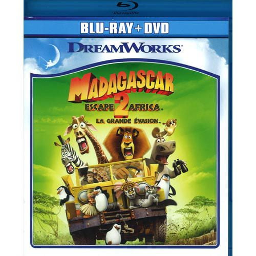 Madagascar 2: La Grande Évasion (Blu-ray + DVD)
