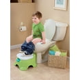 thumbnail image 3 of Fisher-Price Royal Stepstool Potty, Green, 3 of 6