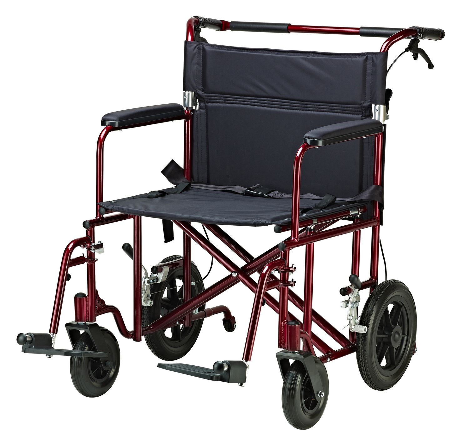 Drive Medical Red Bariatric Heavy Duty Transport Wheelchair Walmart Canada