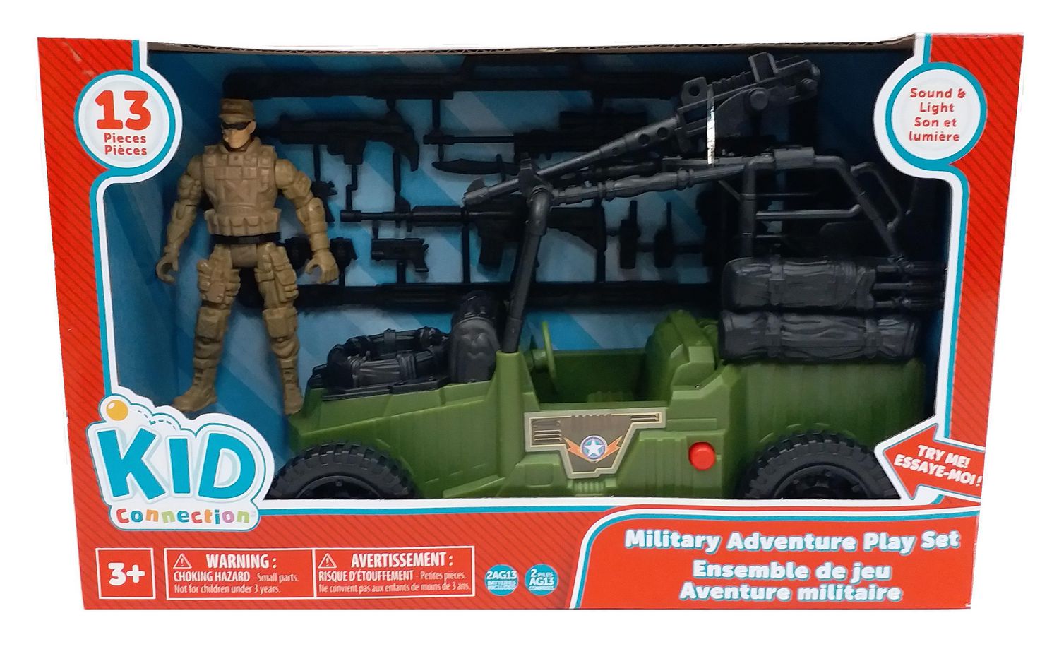 kid connection military adventure playset