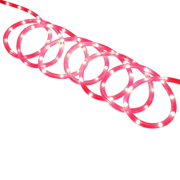 Red Color Rope Light Holiday time 18Ft Super Bright LED Red Rope Lights, Super Bright LED ...