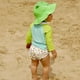 ZOOCCHINI - Bébé, enfant en bas âge UPF50 + chapeau de soleil - Bonnet de bain - Aidan l'Alligator – image 6 sur 9