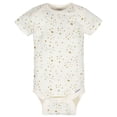 thumbnail image 4 of Gerber Baby Girls' 4-pack Short Sleeve Onesies Bodysuits Pink Bunnies and Princess, 4 of 7
