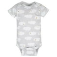 thumbnail image 3 of Gerber Babys' 4-pack Short Sleeve Onesies Bodysuits Grey Sheep, 3 of 6
