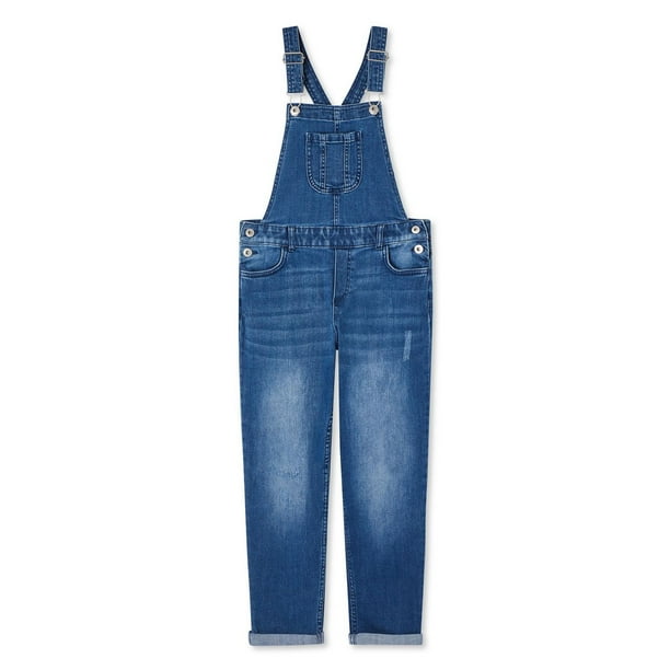 Salopette en jean pour filles de 8, 10 et 12 ans, ... – Grandado