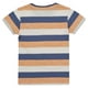 T-shirt rayé bleu et orange George British Design pour garçons – image 3 sur 3