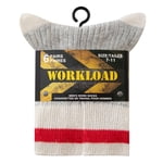 Workload Men's Wool Crew Socks, 6 Pairs