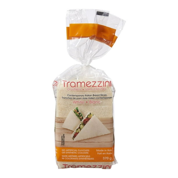 Tramezzini Crustless White Contemporary Italian Bread Slices Walmart.ca