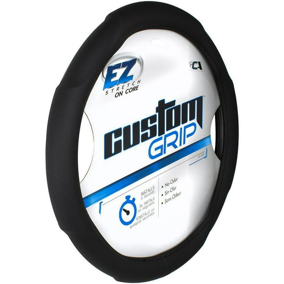 Custom Grip Black Contour Grip TPE Core Steering Wheel Cover